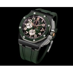 Audemars Piguet-Royal Oak Offshore 26405CE 44mm SS/RU Green Dial TKF A7750