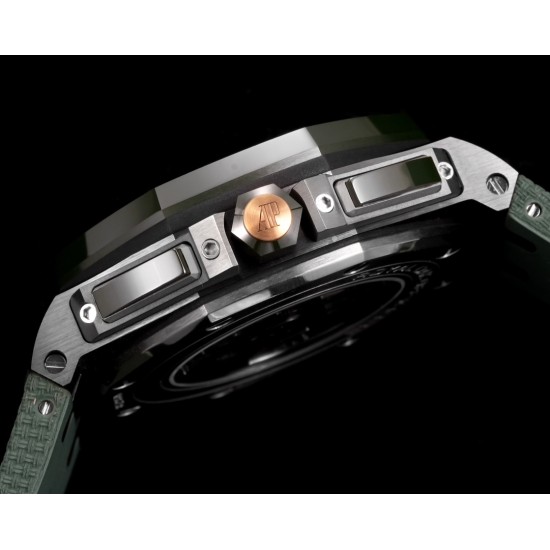 Audemars Piguet-Royal Oak Offshore 26405CE 44mm SS/RU Green Dial TKF A7750