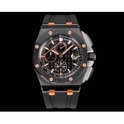Audemars Piguet-Royal Oak Offshore 26405CE 44mm RG Cer/RU Black Dial TKF A7750