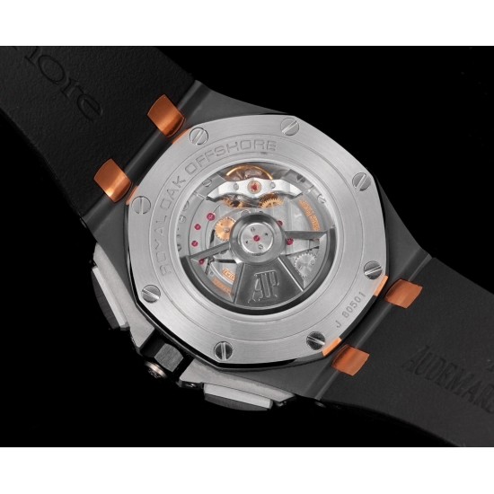 Audemars Piguet-Royal Oak Offshore 26405CE 44mm RG Cer/RU Black Dial TKF A7750