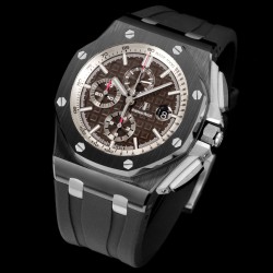Audemars Piguet-Royal Oak Offshore 26405CE 44mm Cer/RU Brown Dial TKF A7750
