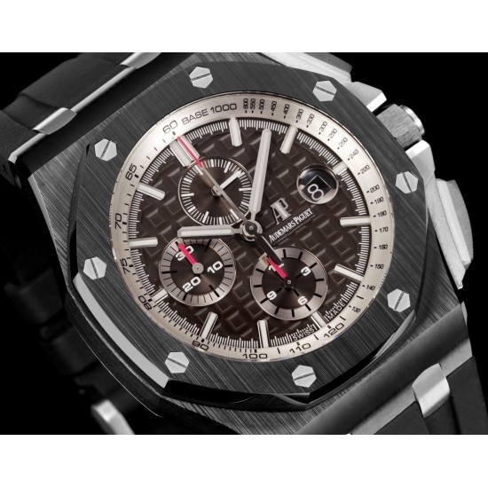 Audemars Piguet-Royal Oak Offshore 26405CE 44mm Cer/RU Brown Dial TKF A7750