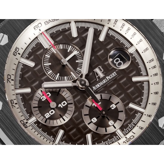 Audemars Piguet-Royal Oak Offshore 26405CE 44mm Cer/RU Brown Dial TKF A7750