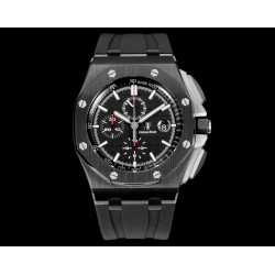 Audemars Piguet-Royal Oak Offshore 26402CE 44mm Cer/RU Black Dial TKF A7750