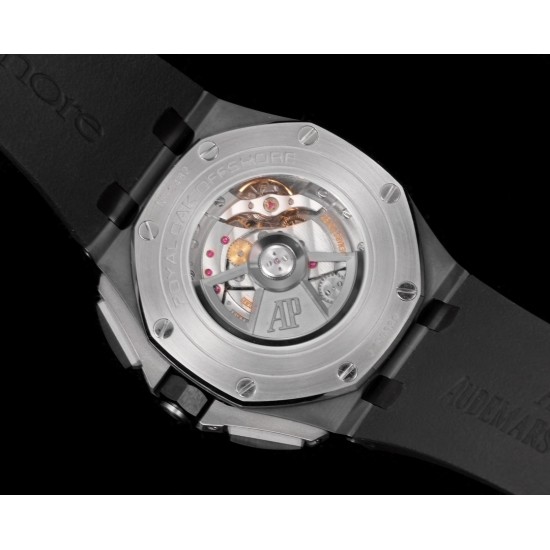 Audemars Piguet-Royal Oak Offshore 26402CE 44mm Cer/RU Black Dial TKF A7750