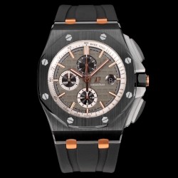 Audemars Piguet-Royal Oak Offshore 26405CE 44mm Cer/RU Brown Dial TKF A7750