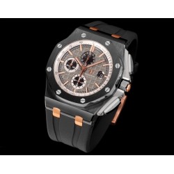 Audemars Piguet-Royal Oak Offshore 26405CE 44mm Cer/RU Brown Dial TKF A7750