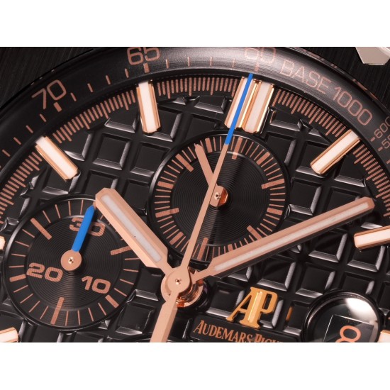 Audemars Piguet-Royal Oak Offshore 26405CE 44mm Cer/RU Black Dial TKF A7750