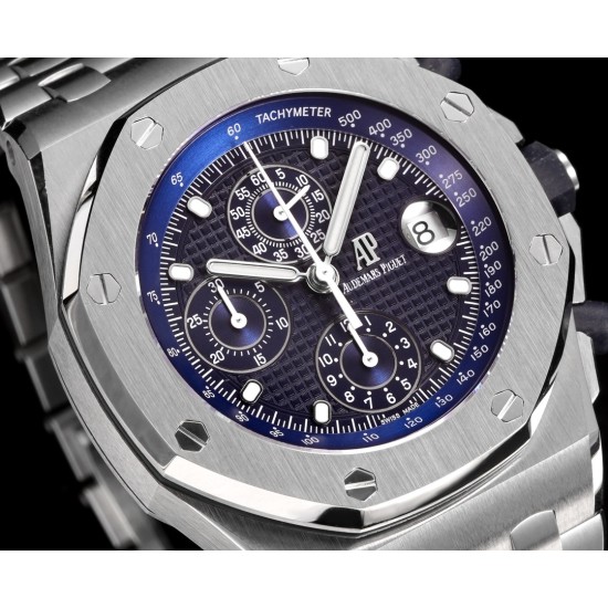Audemars Piguet-Royal Oak Offshore 26237ST 42mm SS/SS Blue Dial TKF A7750