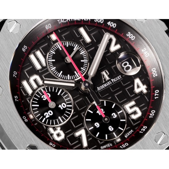 Audemars Piguet-Royal Oak Offshore 26170ST 42mm SS/SS Black Dial TKF A7750