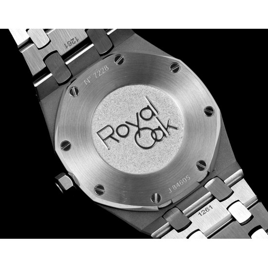 Audemars Piguet-Royal Oak Ladies 67651 33mm Dia SS/SS Black TKF Swiss Qtz