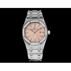 Audemars Piguet-Royal Oak Ladies 67651 33mm Dia SS/SS Rose gold TKF Swiss Qtz