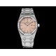 Audemars Piguet-Royal Oak Ladies 67651 33mm Dia SS/SS Rose gold TKF Swiss Qtz