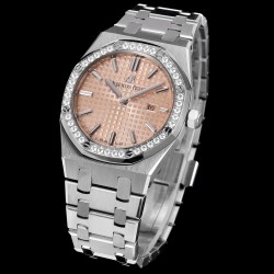 Audemars Piguet-Royal Oak Ladies 67651 33mm Dia SS/SS Rose gold TKF Swiss Qtz