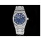 Audemars Piguet-Royal Oak Ladies 67651 33mm Dia SS/SS Blue TKF Swiss Qtz