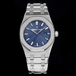 Audemars Piguet-Royal Oak Ladies 67650 33mm SS/SS Blue TKF Swiss Qtz