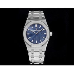 Audemars Piguet-Royal Oak Ladies 67650 33mm SS/SS Blue TKF Swiss Qtz