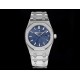 Audemars Piguet-Royal Oak Ladies 67650 33mm SS/SS Blue TKF Swiss Qtz