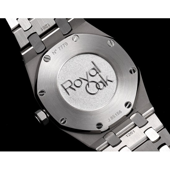 Audemars Piguet-Royal Oak Ladies 67650 33mm SS/SS Blue TKF Swiss Qtz