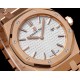 Audemars Piguet-Royal Oak Ladies 67650 33mm RG/RG White TKF Swiss Qtz