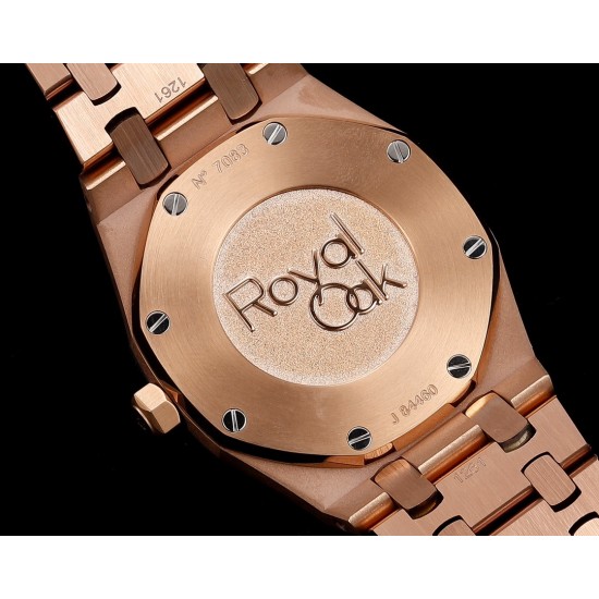 Audemars Piguet-Royal Oak Ladies 67650 33mm RG/RG White TKF Swiss Qtz