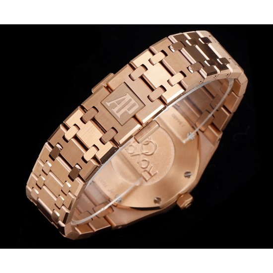 Audemars Piguet-Royal Oak Ladies 67650 33mm RG/RG White TKF Swiss Qtz