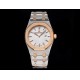 Audemars Piguet-Royal Oak Ladies 67650 33mm RG/SS White TKF Swiss Qtz