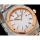 Audemars Piguet-Royal Oak Ladies 67650 33mm RG/SS White TKF Swiss Qtz