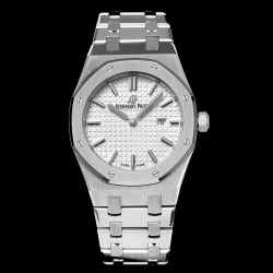 Audemars Piguet-Royal Oak Ladies 67650 33mm SS/SS White TKF Swiss Qtz