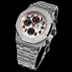Audemars Piguet-Royal Oak Offshore 26170ST 42mm SS/SS White Dial TKF A7750