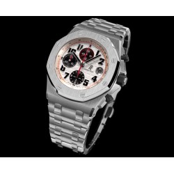 Audemars Piguet-Royal Oak Offshore 26170ST 42mm SS/SS White Dial TKF A7750