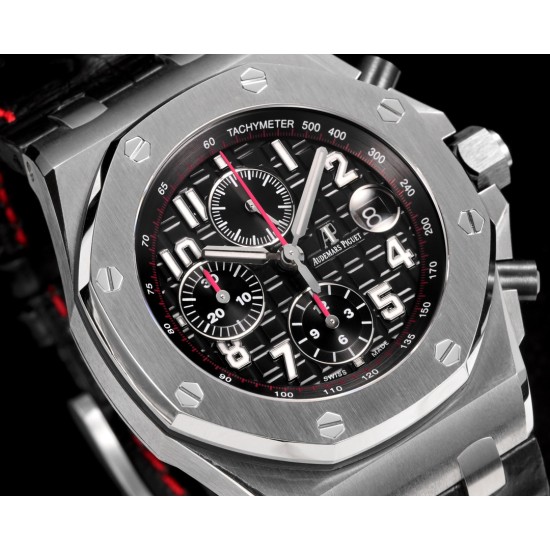 Audemars Piguet-Royal Oak Offshore 26470ST 42mm SS/LE Black/Blk TKF A7750