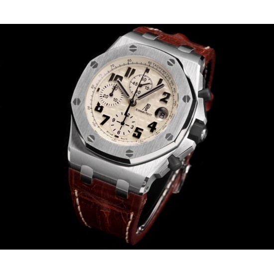 Audemars Piguet-Royal Oak Offshore 26470ST 42mm SS/LE Cream Dial TKF A7750