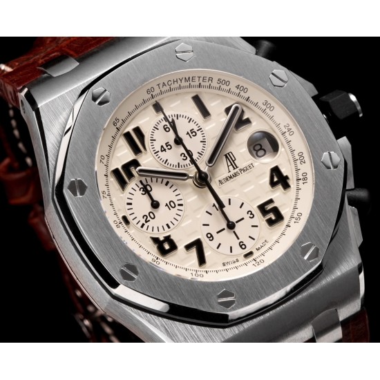 Audemars Piguet-Royal Oak Offshore 26470ST 42mm SS/LE Cream Dial TKF A7750
