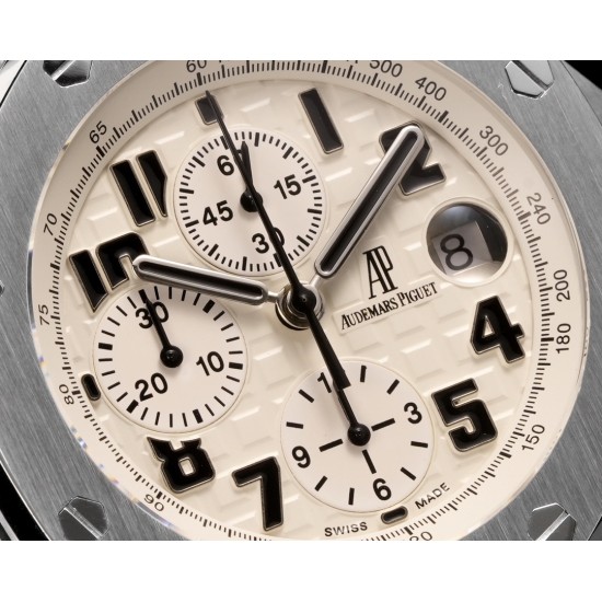 Audemars Piguet-Royal Oak Offshore 26470ST 42mm SS/LE Cream Dial TKF A7750