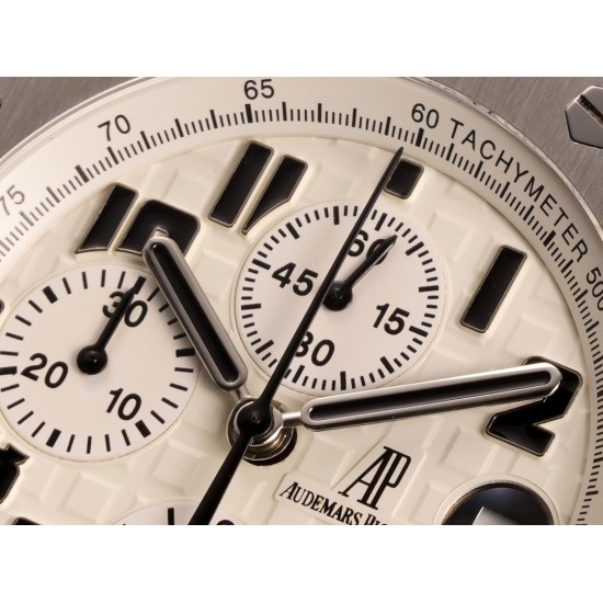 Audemars Piguet-Royal Oak Offshore 26470ST 42mm SS/LE Cream Dial TKF A7750