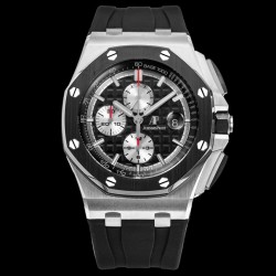 Audemars Piguet-Royal Oak Offshore 26400IO 44mm SS/RU Black Dial TKF A7750