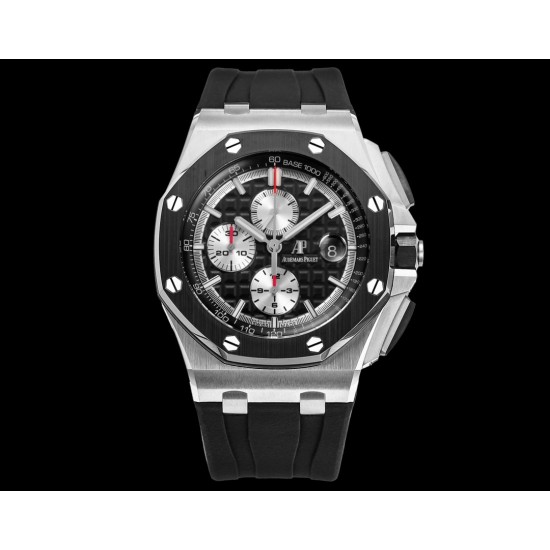 Audemars Piguet-Royal Oak Offshore 26400IO 44mm SS/RU Black Dial TKF A7750