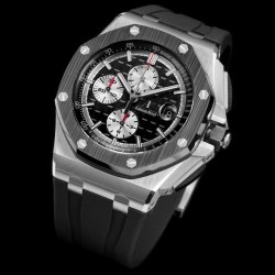 Audemars Piguet-Royal Oak Offshore 26400IO 44mm SS/RU Black Dial TKF A7750
