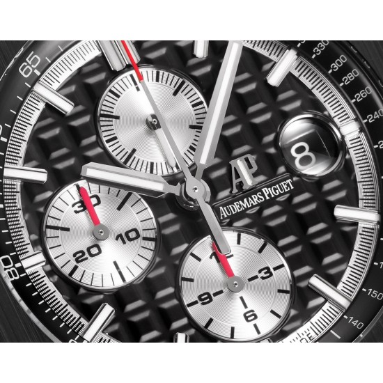 Audemars Piguet-Royal Oak Offshore 26400IO 44mm SS/RU Black Dial TKF A7750