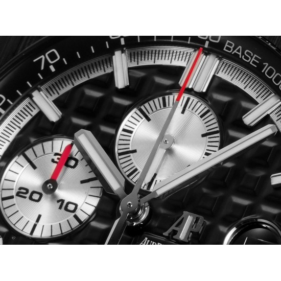 Audemars Piguet-Royal Oak Offshore 26400IO 44mm SS/RU Black Dial TKF A7750