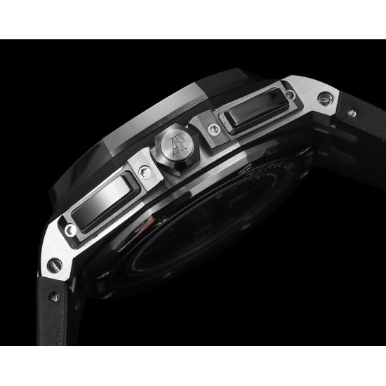 Audemars Piguet-Royal Oak Offshore 26400IO 44mm SS/RU Black Dial TKF A7750