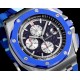Audemars Piguet-Royal Oak Offshore 26400SO Camouflage 44mm SS/RU Blue Dial TKF A7750