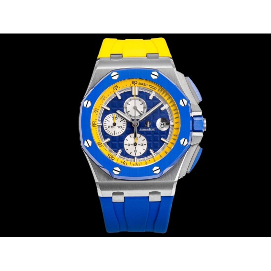 Audemars Piguet-Royal Oak Offshore 44mm SS/RU Blue/Yellow TKF V2 A3126