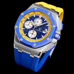 Audemars Piguet-Royal Oak Offshore 44mm SS/RU Blue/Yellow TKF V2 A3126