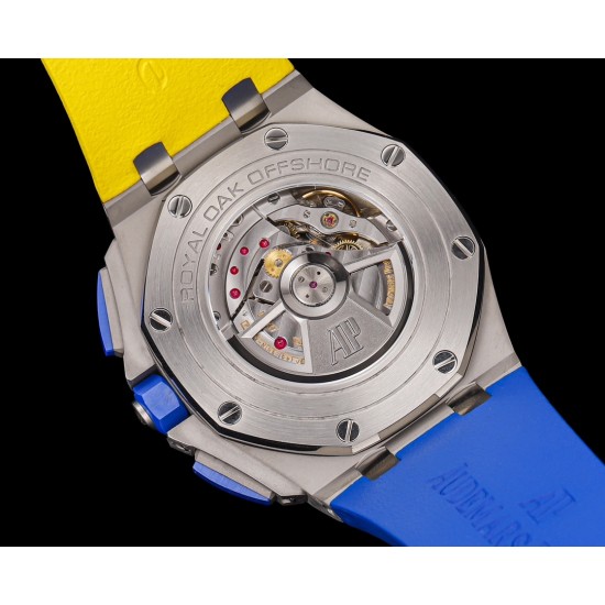 Audemars Piguet-Royal Oak Offshore 44mm SS/RU Blue/Yellow TKF V2 A3126