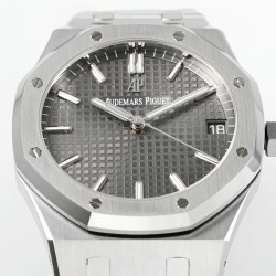 Audemars Piguet-Royal Oak 41mm 15500 SS/SS Grey/Stk APSF A4302 Super Clone