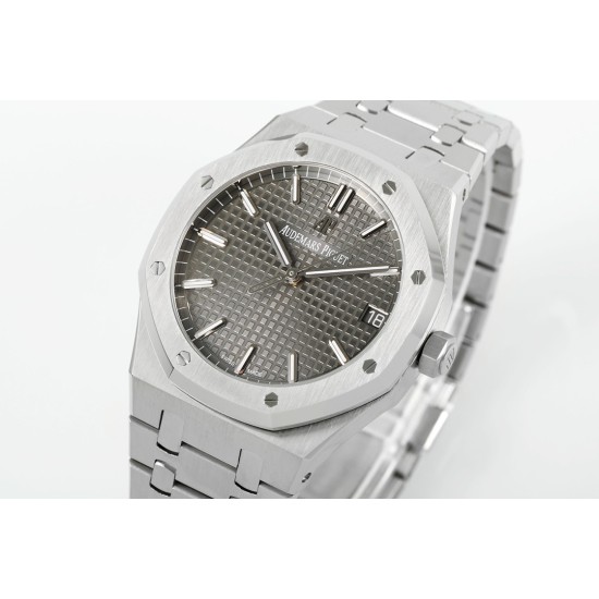 Audemars Piguet-Royal Oak 41mm 15500 SS/SS Grey/Stk APSF A4302 Super Clone