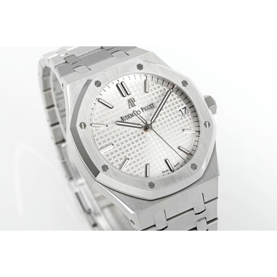Audemars Piguet-Royal Oak 41mm 15500 SS/SS Silver/Stk APSF A4302 Super Clone