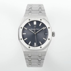 Audemars Piguet-Royal Oak 41mm 15500 SS/SS Blue/Stk APSF A4302 Super Clone